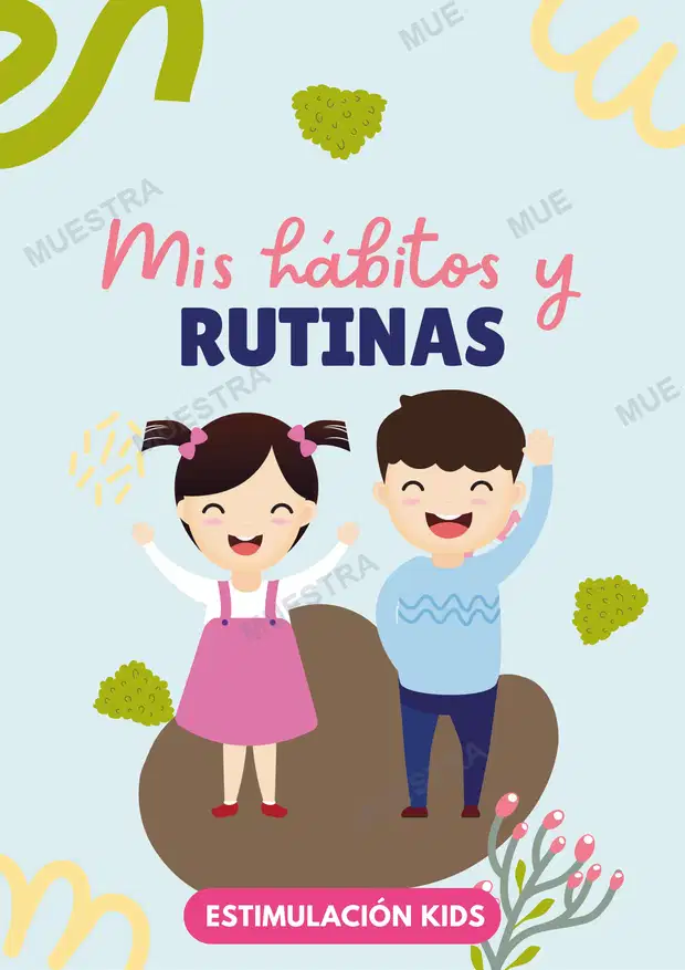 Mis Hábitos y Rutinas (1 a 3 años)