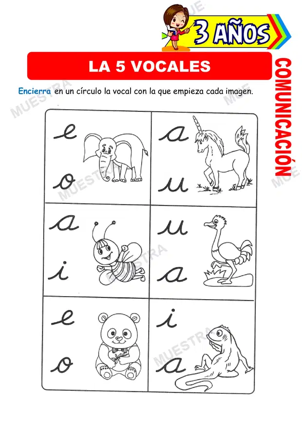 Las 5 Vocales