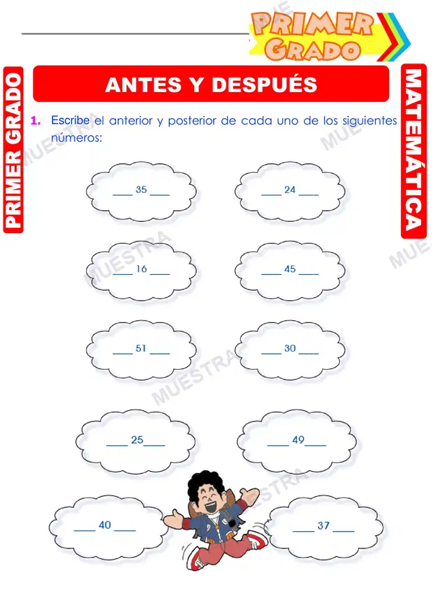 Antes y Despues de un Número (2)