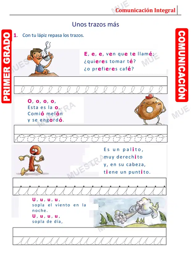 Muestra de Coordinación Motora Fina
