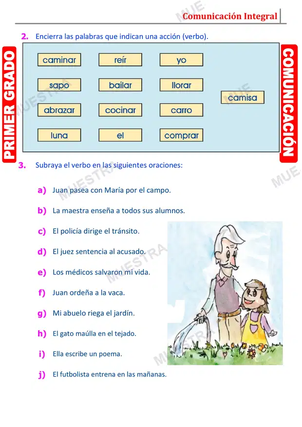 Muestra de El Verbo