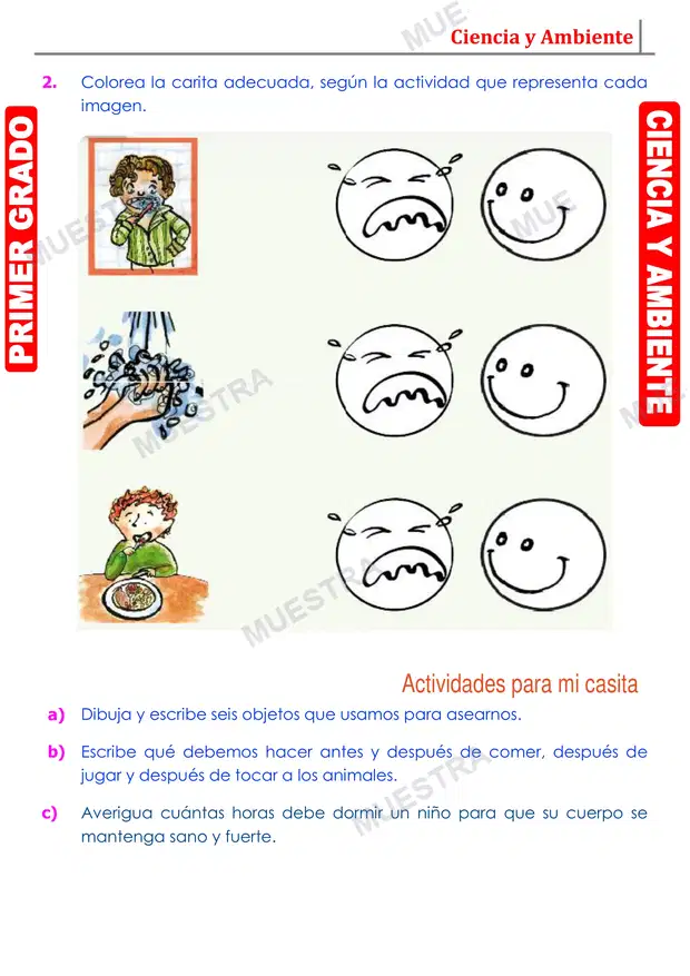 Muestra de Habitos de Higiene