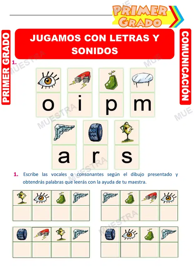 Letras y Sonido