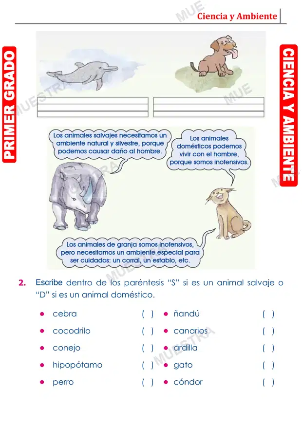 Muestra de Los Animales