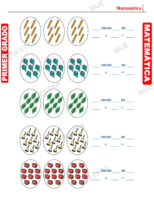 Muestra de Multiplicación por 3