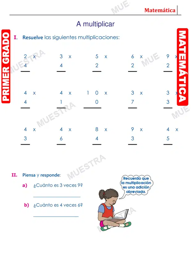 Muestra de Multiplicación por 4