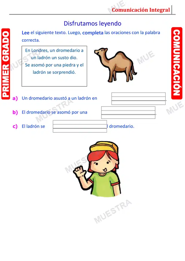 Muestra de Palabras con DR
