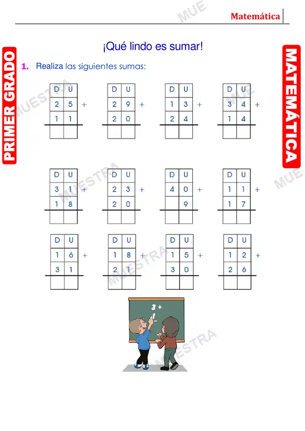 Muestra de Tablero de Valor Posicional Hasta la Decena (2)