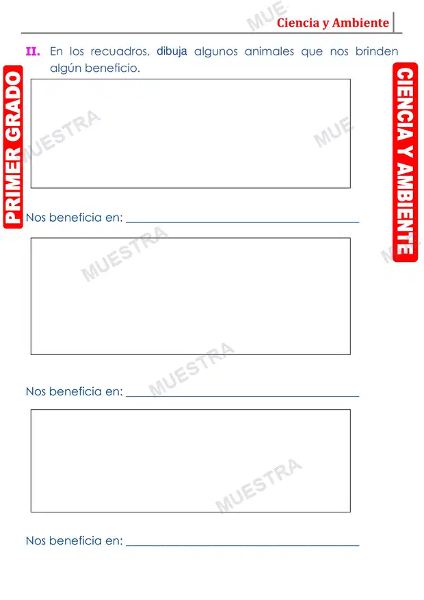 Muestra de Utilidad de los Animales