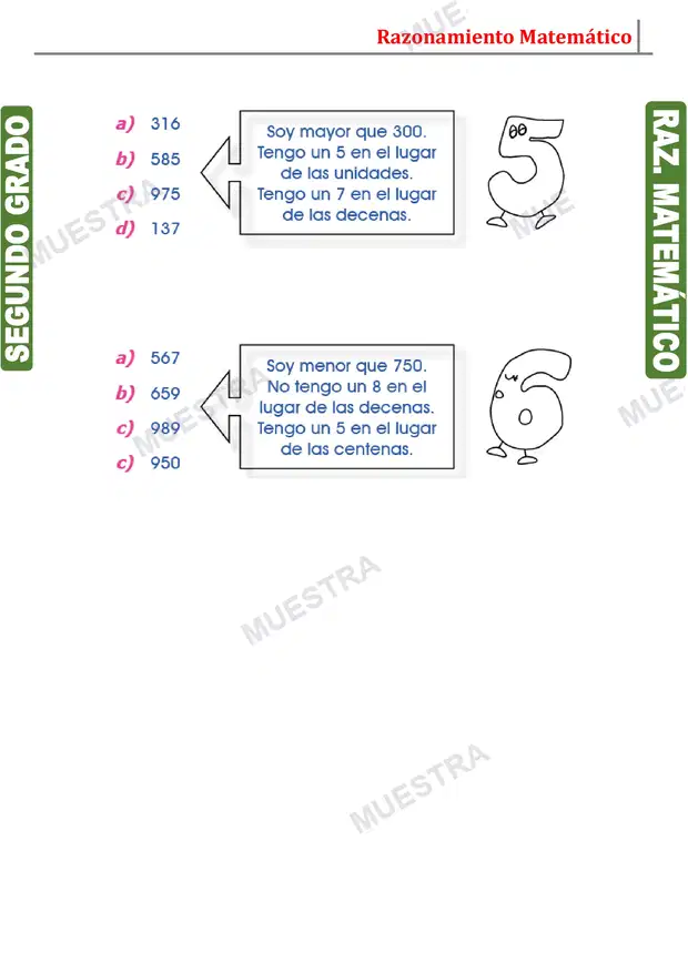 Muestra de Adivinanzas de Números (2)