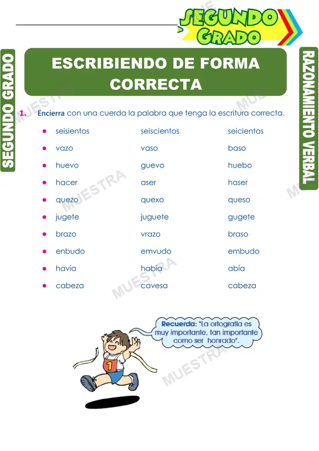 Escribiendo de Forma Correcta