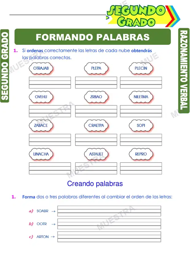 Formando Palabras