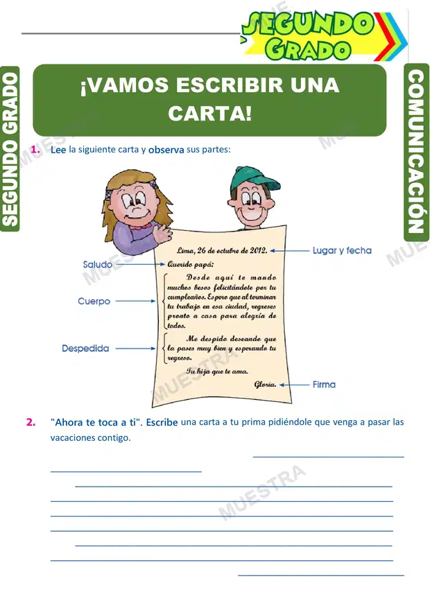 La Carta y sus Partes