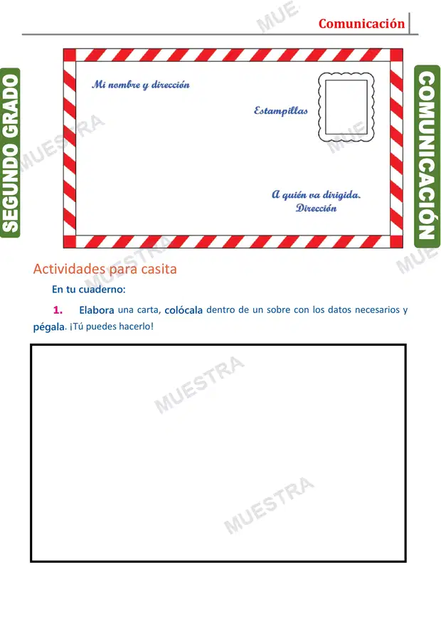 Muestra de La Carta y sus Partes