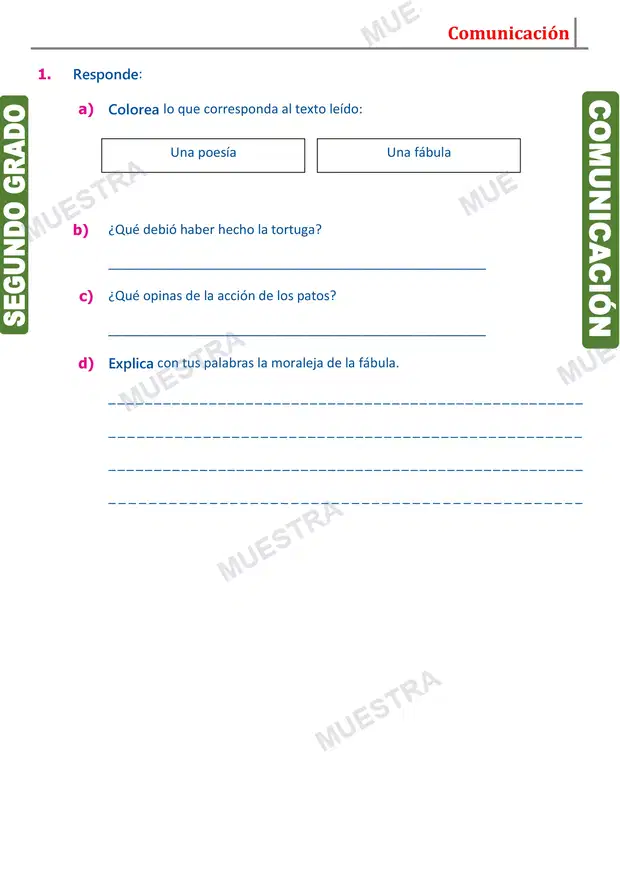 Muestra de Las Fabulas
