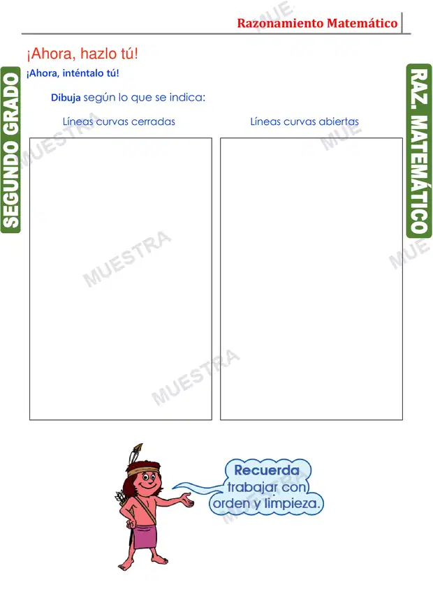 Muestra de Líneas Curvas y Poligonales (2)