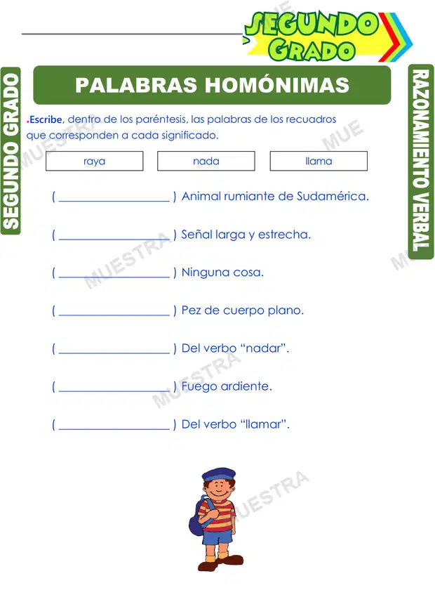 Palabras Homónimas