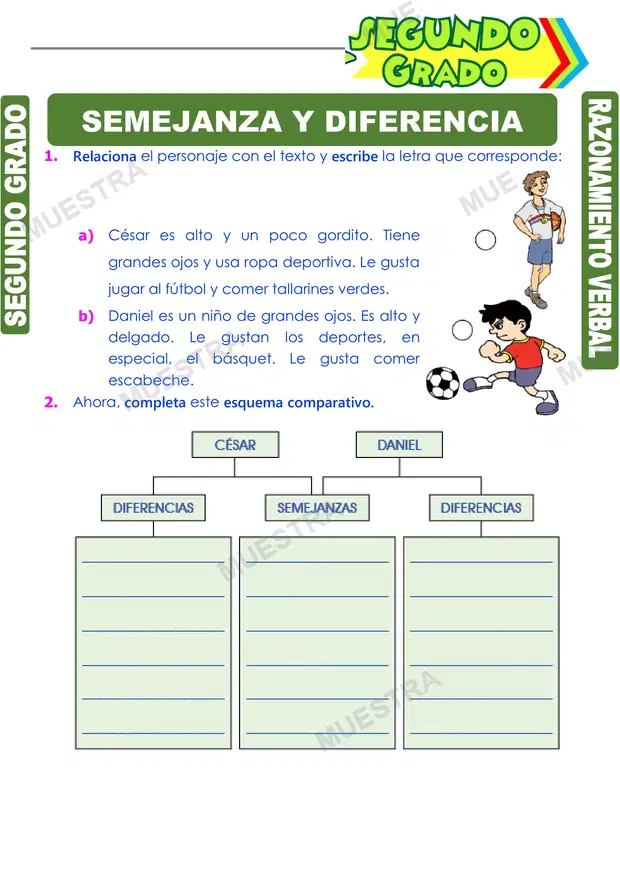 Semejanza y Diferencia