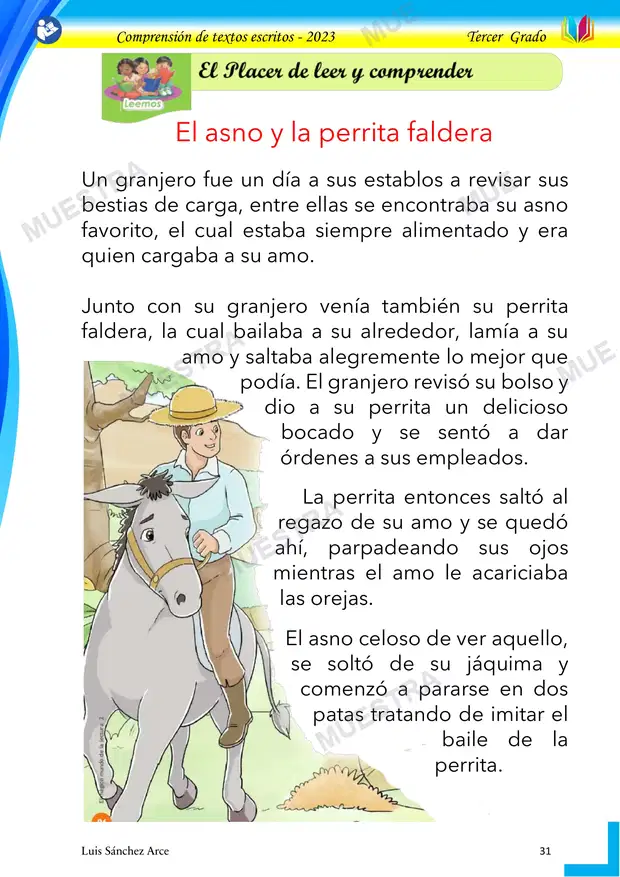 04 - el Asno y la Perrita Faldera
