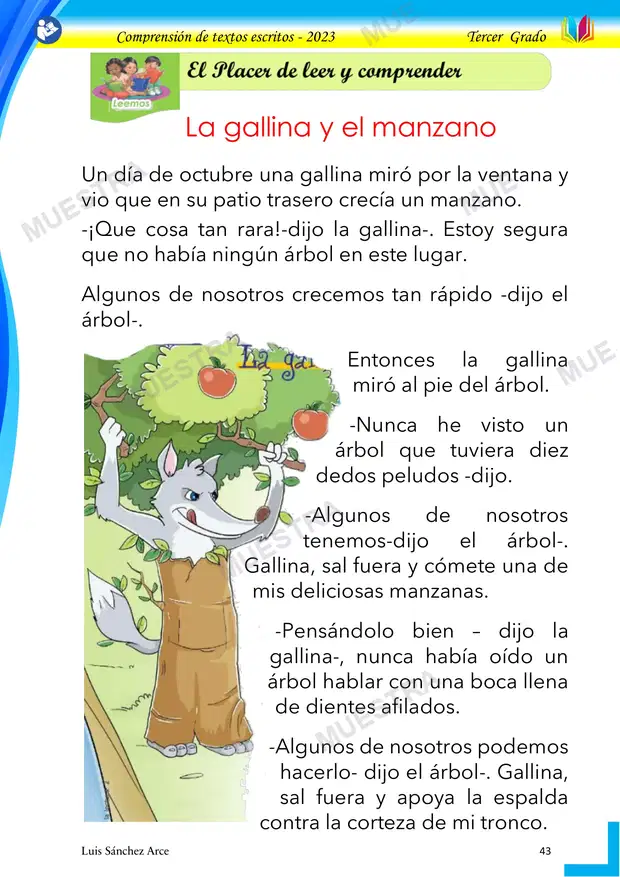 06 - la Gallina y el Manzano
