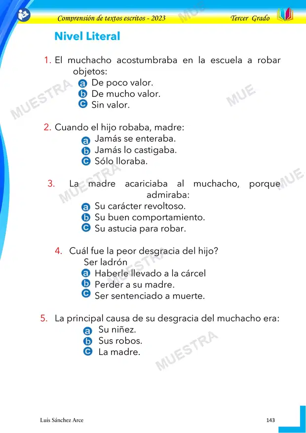 Muestra de 31 - la Madre y el Hijo Ladron