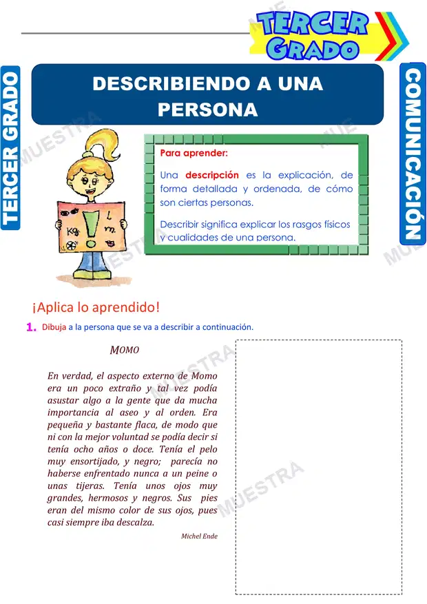 Describiendo a una Persona