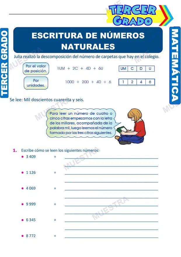 Escritura de Números Naturales (2)