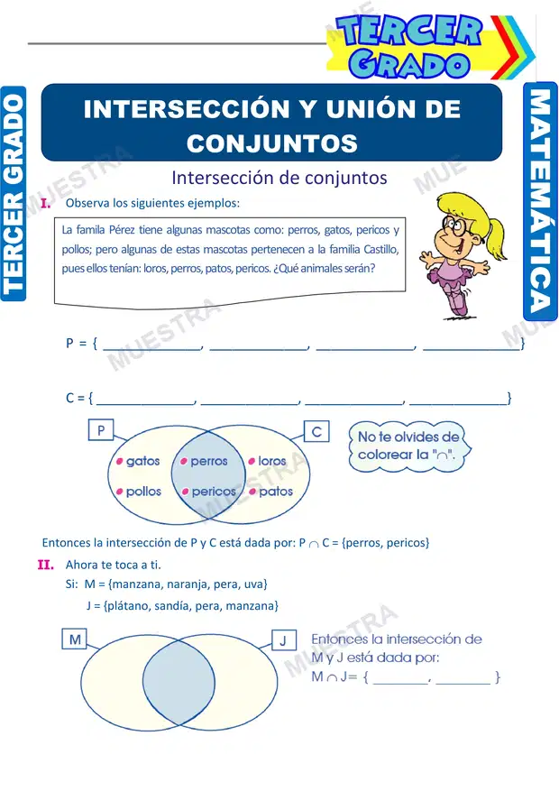 Intersección y Unión de Conjuntos (2)