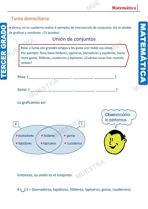 Muestra de Intersección y Unión de Conjuntos (2)