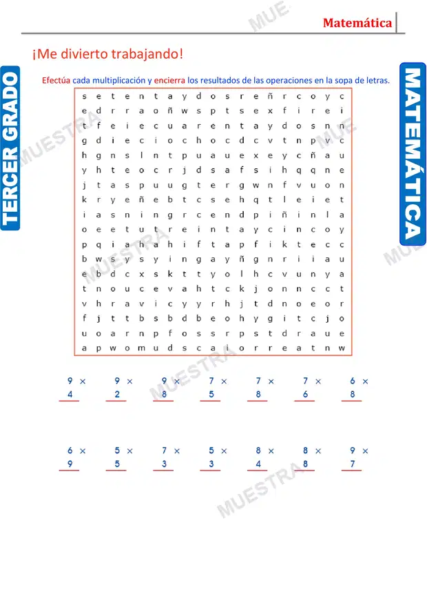 Muestra de La Multiplicación (2)