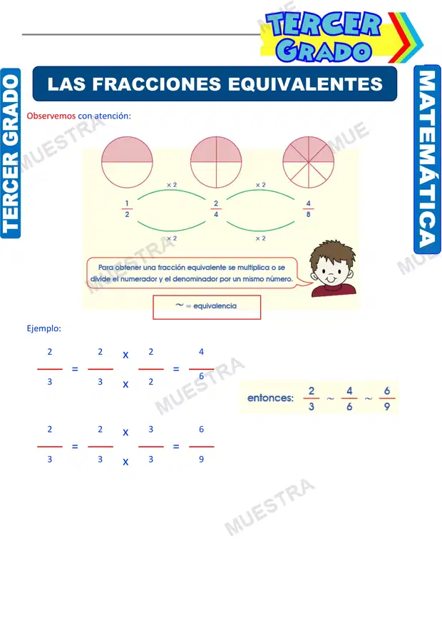 Las Fracciones Equivalentes (2)