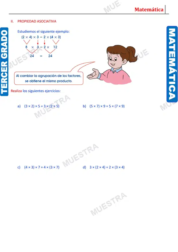 Muestra de Propiedades de la Multiplicación (2)