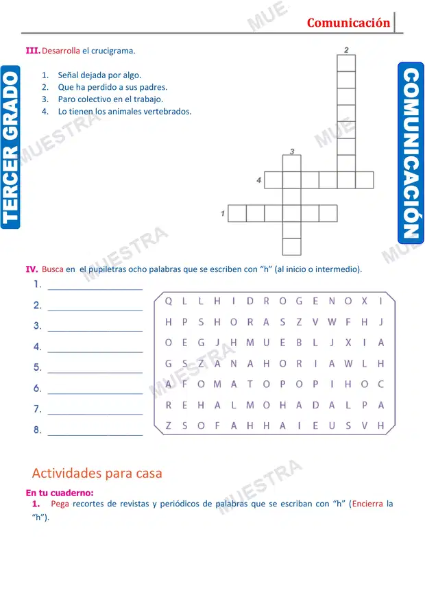 Muestra de Uso de la H