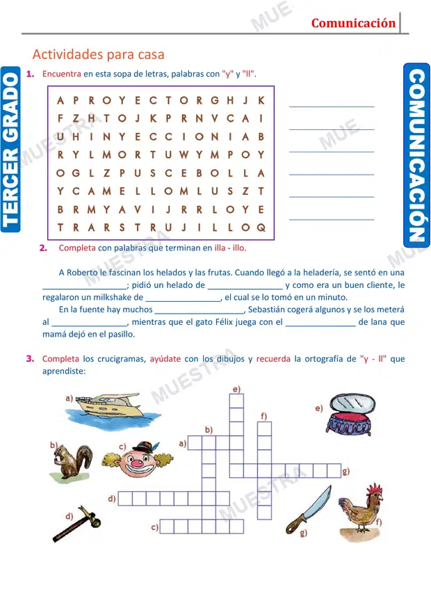 Muestra de Uso de la y LL