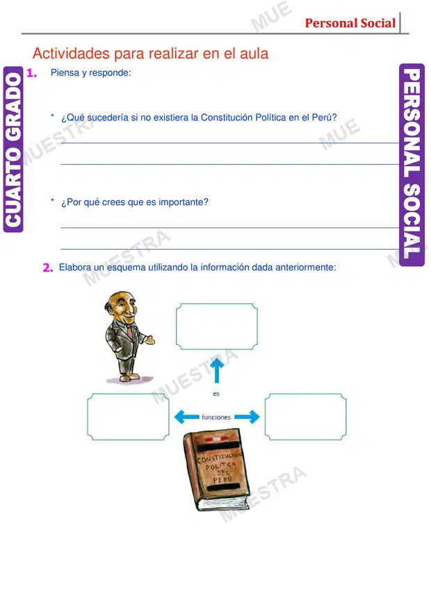 Muestra de Constitución Política del Perú