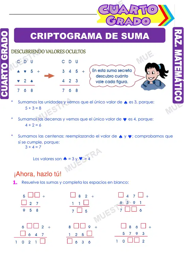 Criptograma de Suma