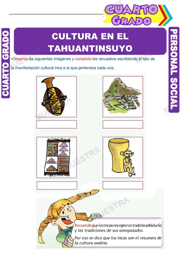 Cultura en el Tahuantinsuyo