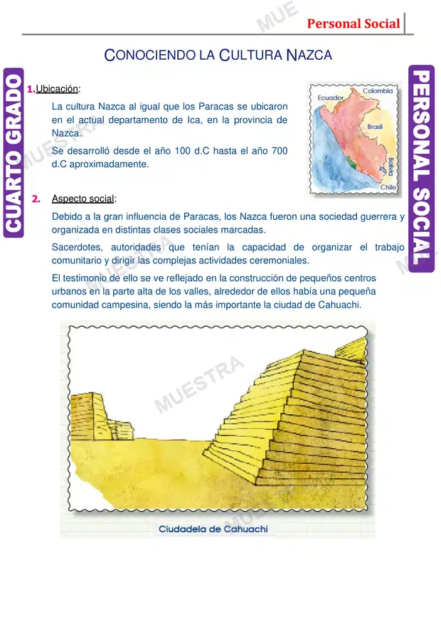 Muestra de Cultura Nazca Resumen