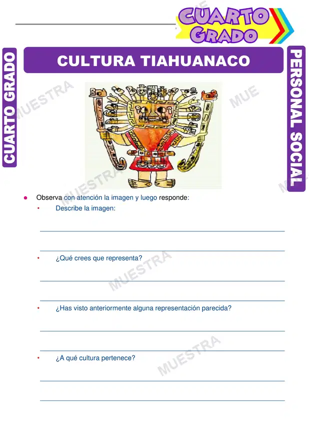 Cultura Tiahuanaco Resumen