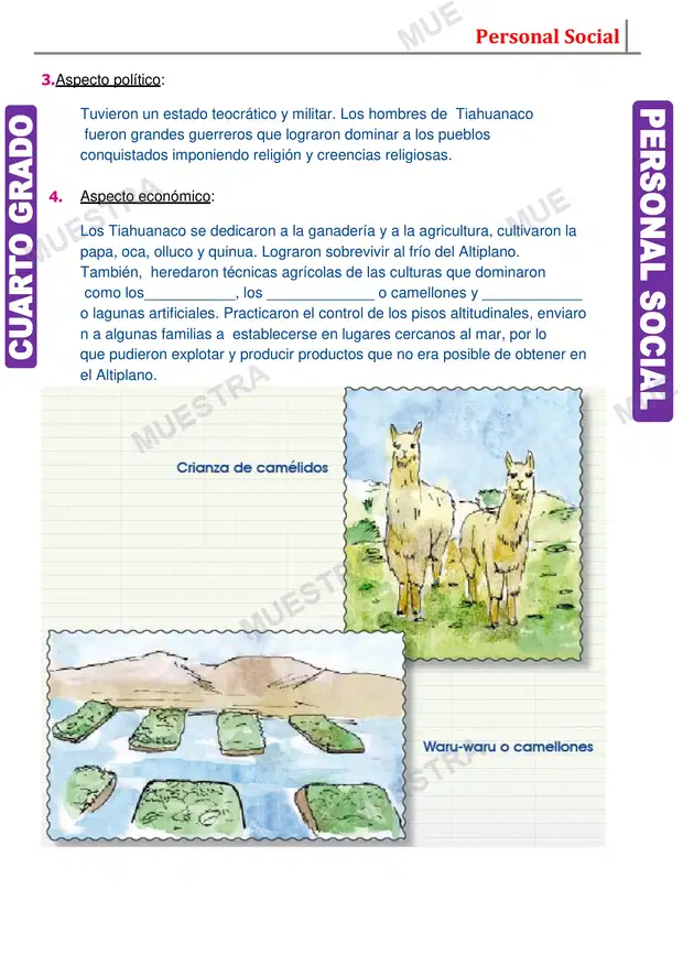 Muestra de Cultura Tiahuanaco Resumen