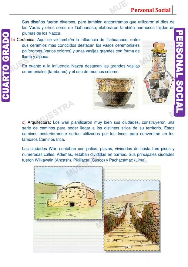 Muestra de Cultura Wari Resumen