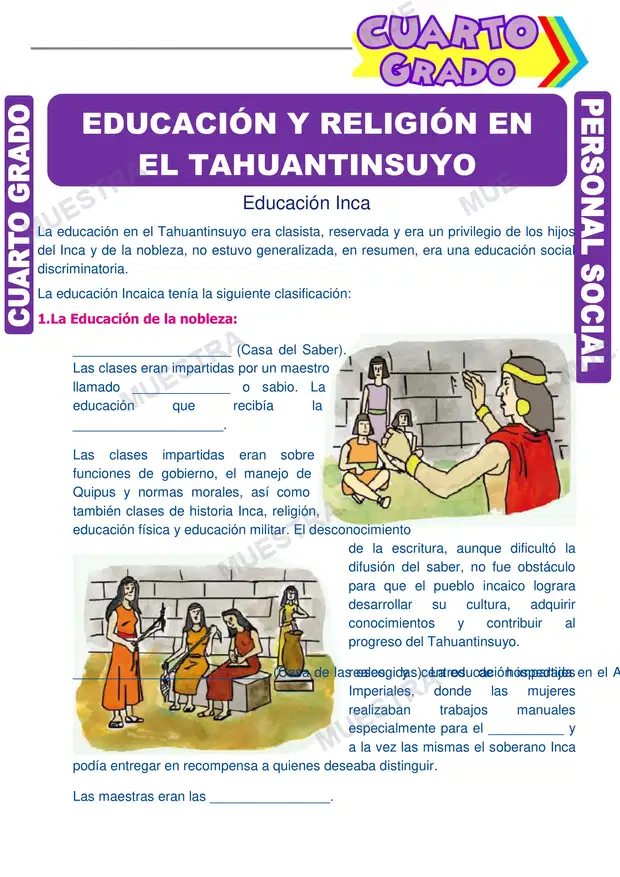 Educación y Religión en el Tahuantinsuyo