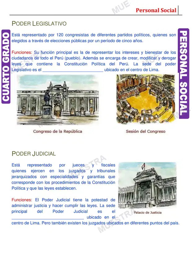 Muestra de El Estado Peruano