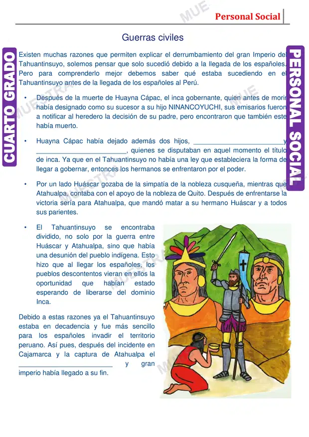 Muestra de El Fin del Tahuantinsuyo