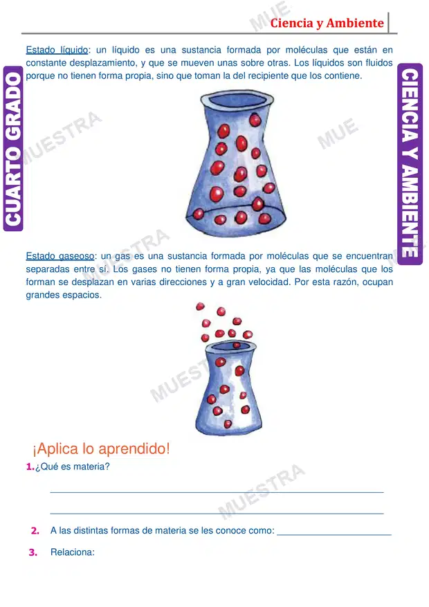 Muestra de La Materia