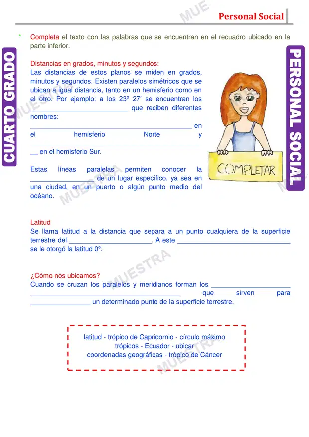 Muestra de Líneas Imaginarias
