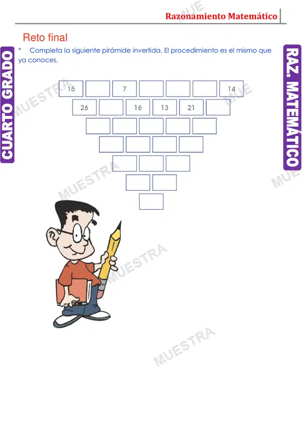 Muestra de Pirámide Numérica