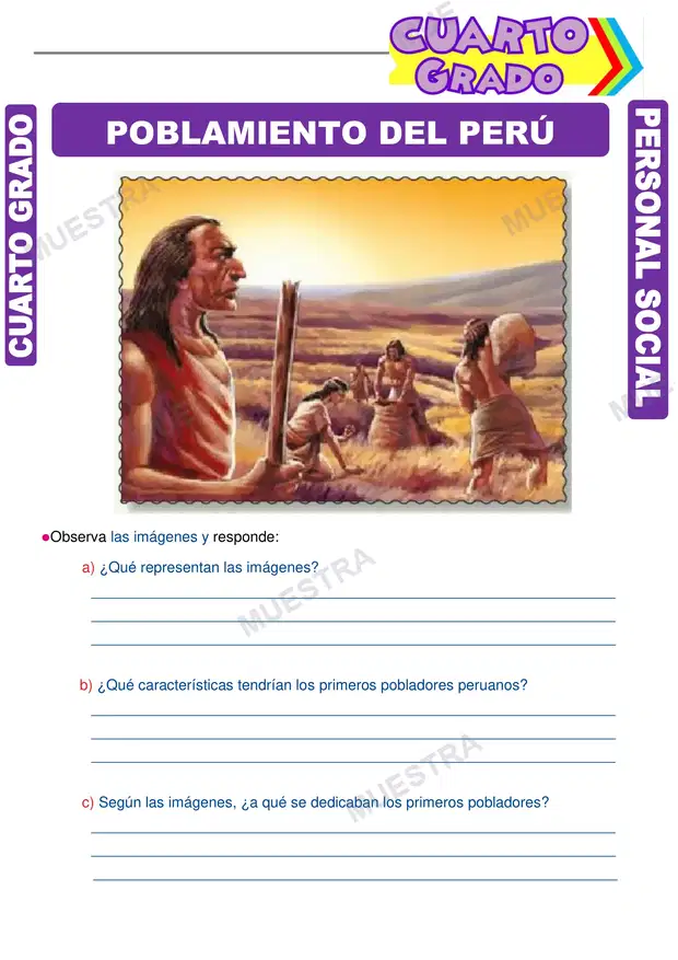 Poblamiento del Perú