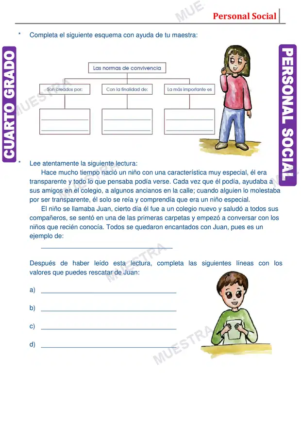 Muestra de Reglas de Convivencia