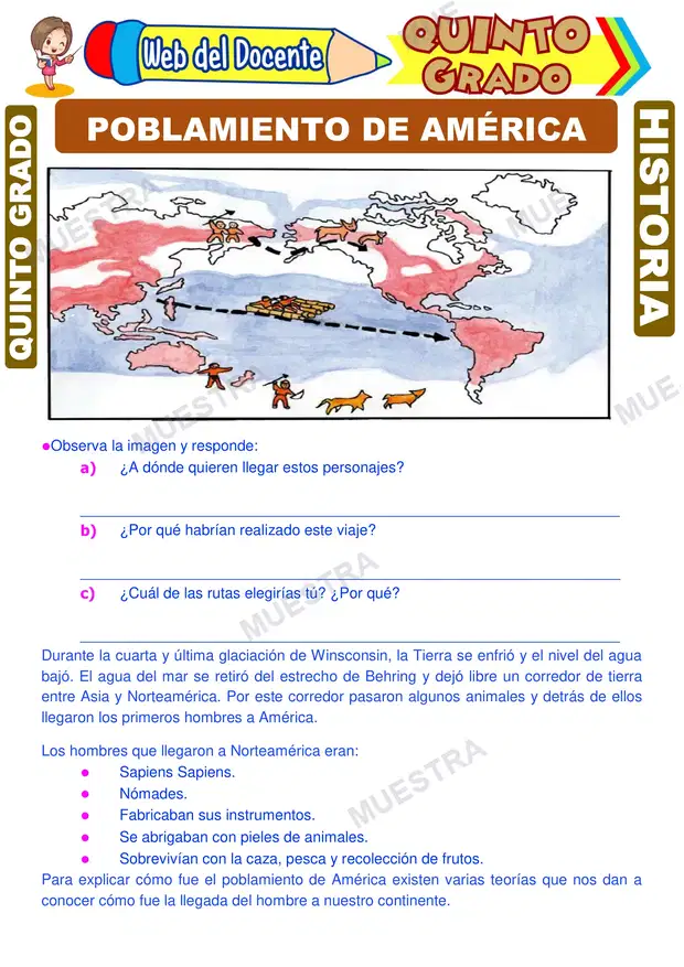 Poblamiento de América Teorias